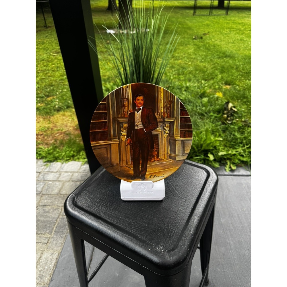 Knowles China Collector Plate 1981 Gone With The Wind Rhett Butler R Kursar